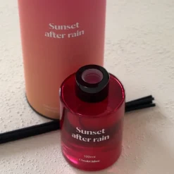 Ambientador en mikado Sunset After Rain 130ml Ø9x26cm Clau&Chloe