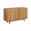 Aparador de madera de mindi 130x40x80cm