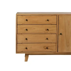 Aparador de madera de mindi 130x40x80cm