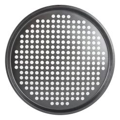 Bandeja de horno perforada para pizza de acero Ø32cm