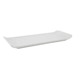 Bandeja para aperitivos rectangular de porcelana Chef 25x12cm