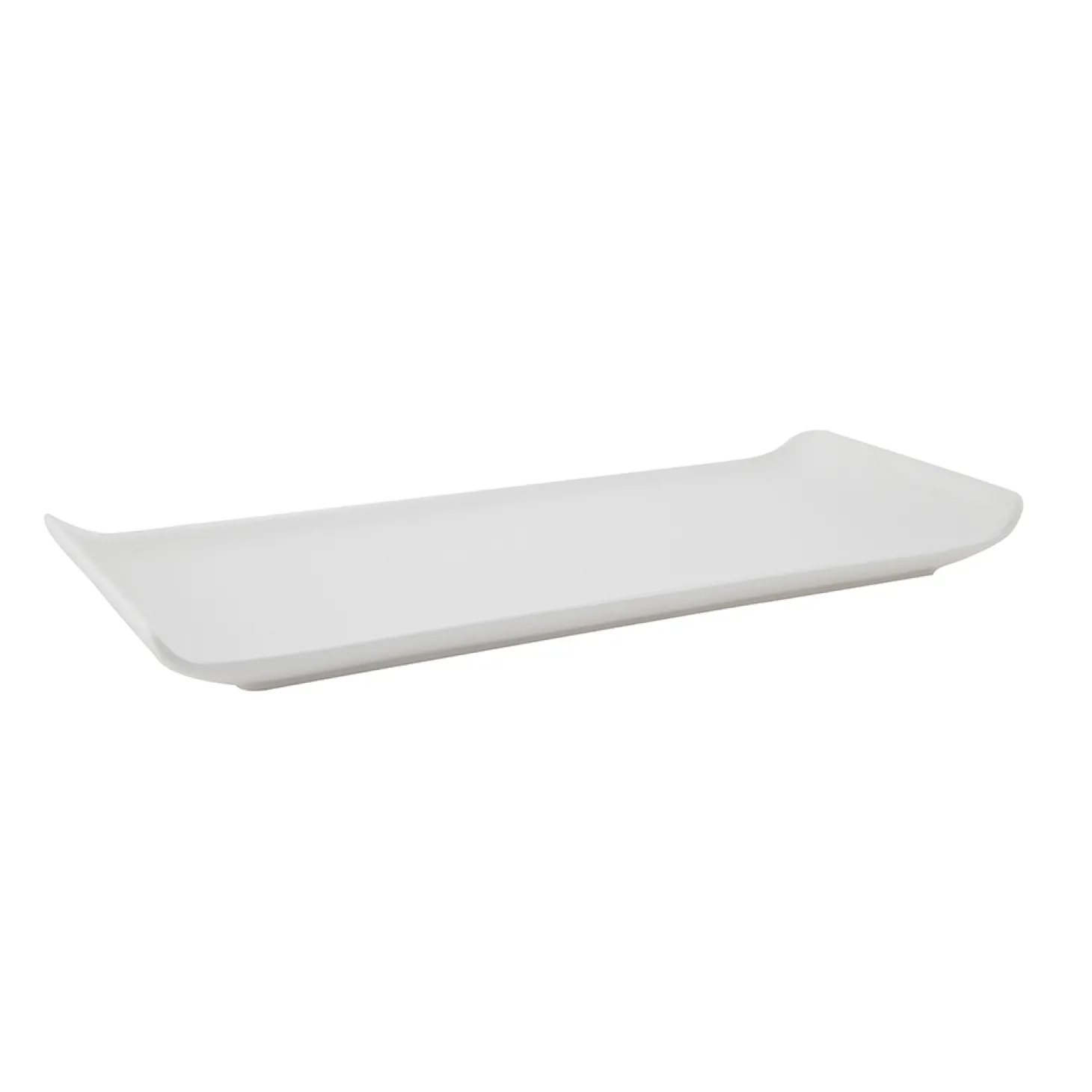 Bandeja para aperitivos rectangular de porcelana Chef 25x12cm