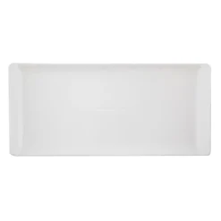Bandeja para aperitivos rectangular de porcelana Chef 25x12cm