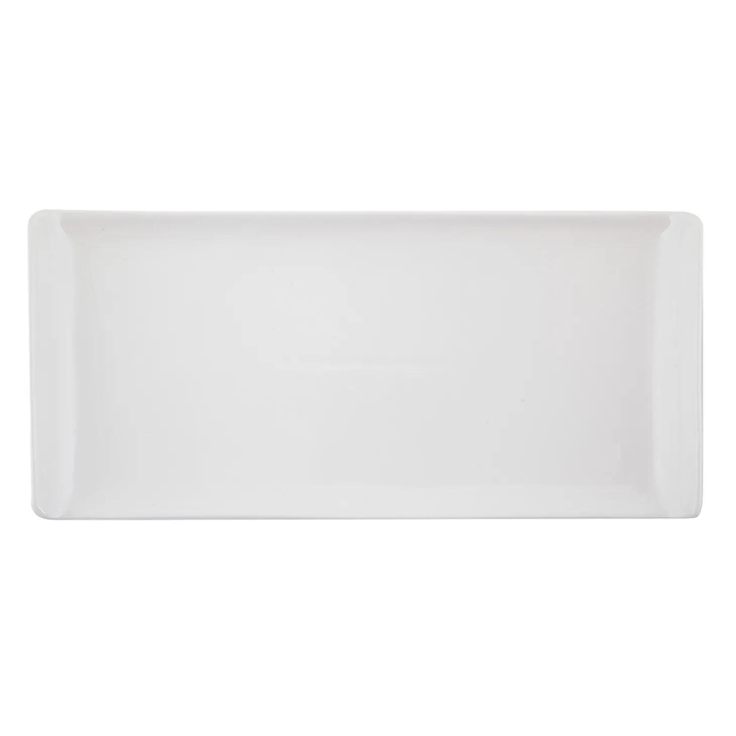 Bandeja para aperitivos rectangular de porcelana Chef 25x12cm