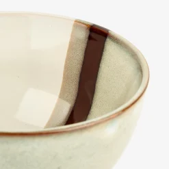 Bol de cerámica beige Sotres 69cl Ø14cm