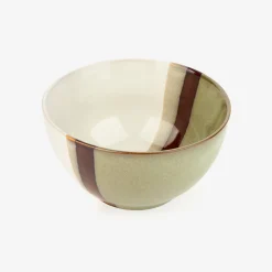 Bol de cerámica caqui Sotres 69cl Ø14cm