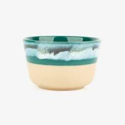 Bol de cerámica verde Gosol 60cl Ø13cm