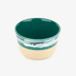Bol de cerámica verde Gosol 60cl Ø13cm