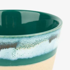 Bol de cerámica verde Gosol 60cl Ø13cm