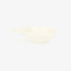 Bol de porcelana para aperitivos con asa 11x8cm