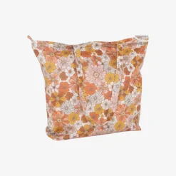Bolsa con asas impermeable Flores 52x13x43cm