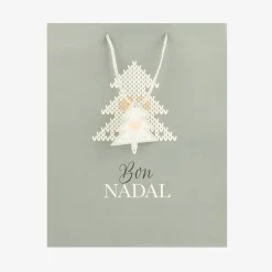 Bolsa de papel para regalo papel gris Nordic XL