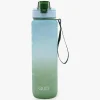 Botella de plástico verde 1L Tera