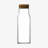 Botella de vidrio con tapón de corcho Orlan 1L