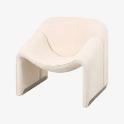 Butaca blanca Nelia 81x64x74cm Clau&Chloe