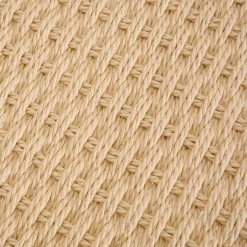 Butaca de madera de olmo y cuerda trenzada beige Alma 56x48x70cm Clau&Chloe