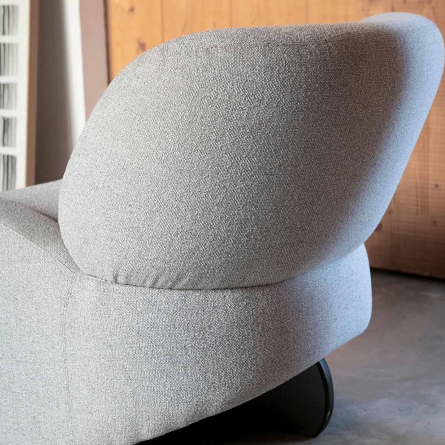 Butaca gris Telma 82x91x75cm Clau&Chloe