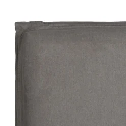 Cabecero tapizado desenfundable gris 190x8x100cm