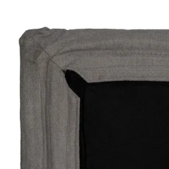 Cabecero tapizado desenfundable gris 190x8x100cm