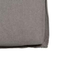 Cabecero tapizado desenfundable gris 190x8x100cm