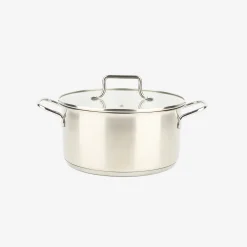 Cacerola de acero inoxidable con tapa Birta Ø20cm - 2,75L