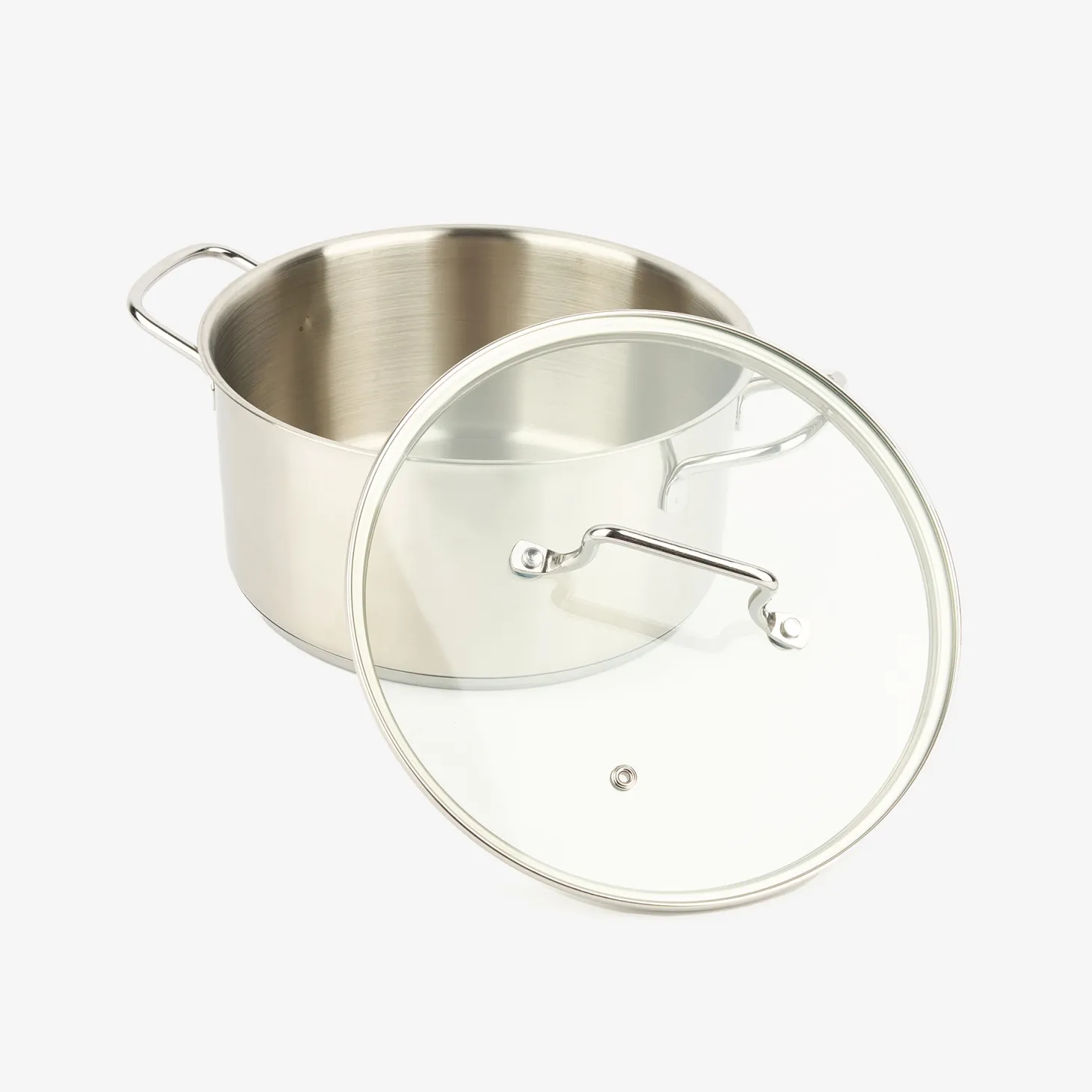 Cacerola de acero inoxidable con tapa Birta Ø20cm - 2,75L