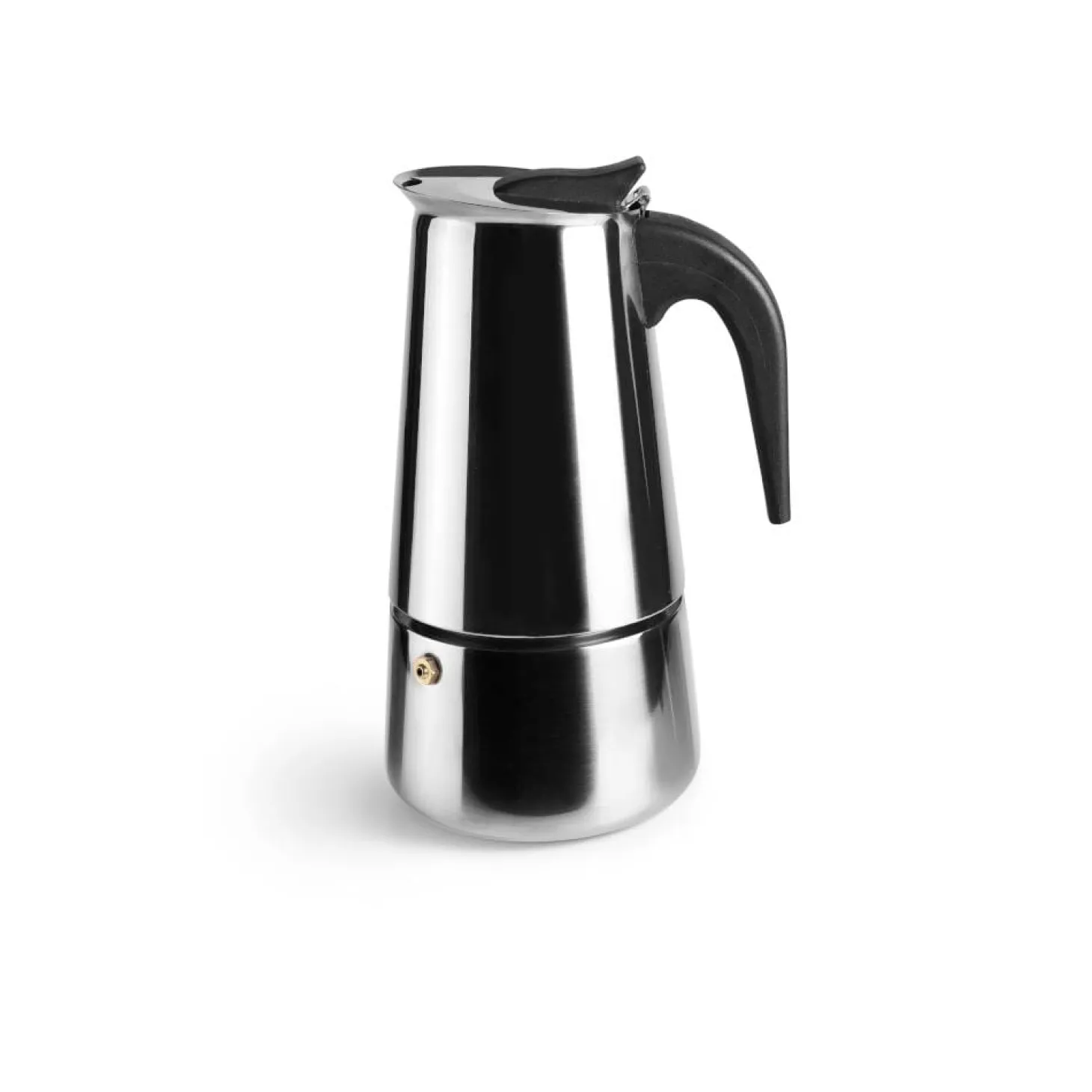 Cafetera de 10 tazas de acero inoxidable con asa baquelita - Ibili