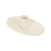 Candelabro de aluminio blanco 13x8x3cm