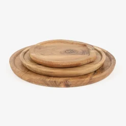 Centro de madera de acacia Salcam Ø22cm