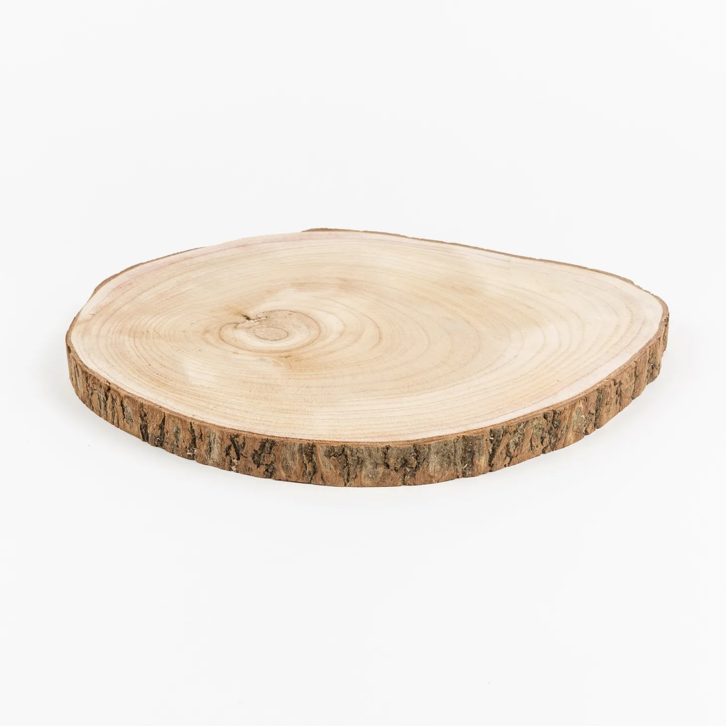 Centro de mesa corteza de madera Ø30cm