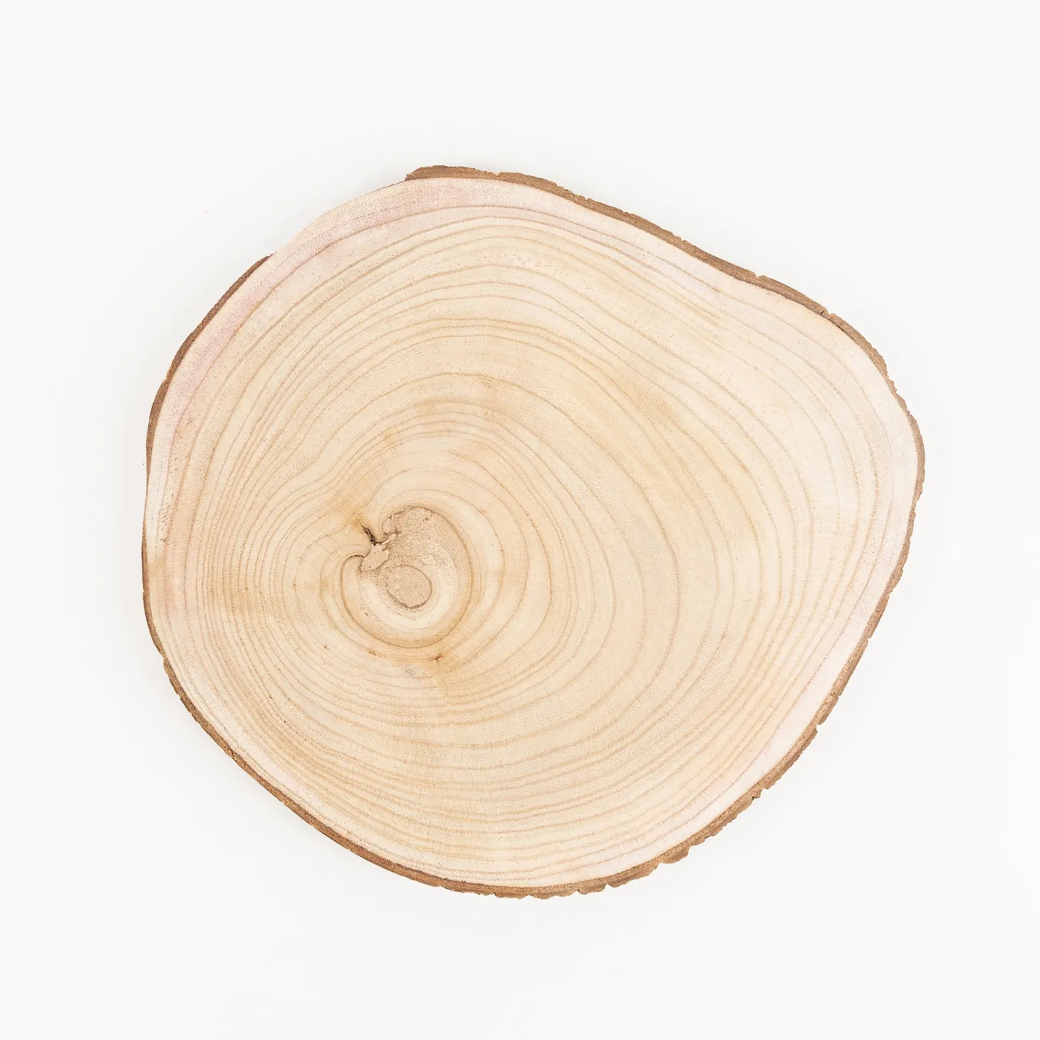 Centro de mesa corteza de madera Ø30cm