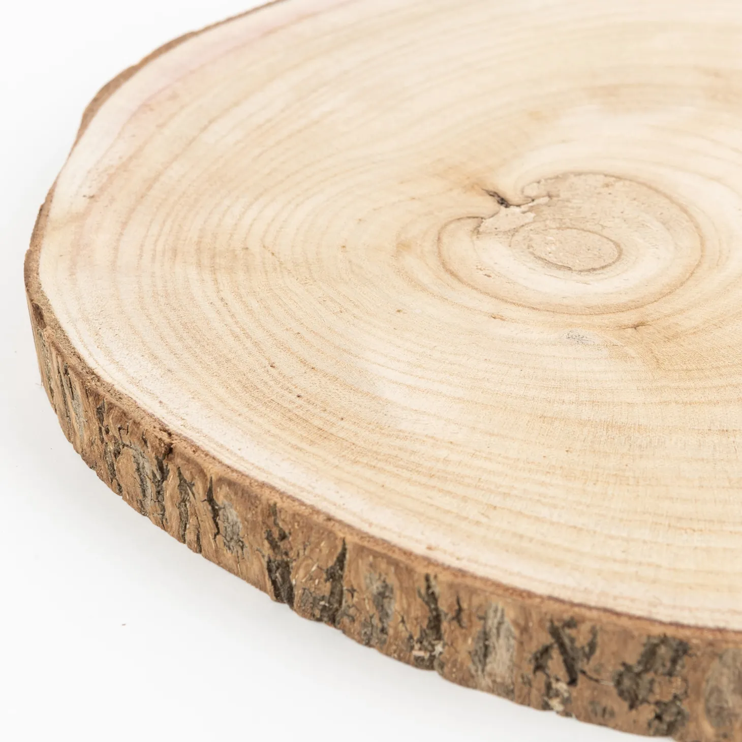 Centro de mesa corteza de madera Ø30cm