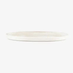 Centro de mesa de madera beige 37x24cm