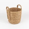 Cesta con asa esparto Magret Ø23x23cm