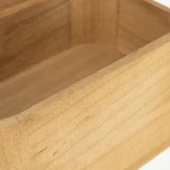 Cesta de madera Kiri 24x16x11cm