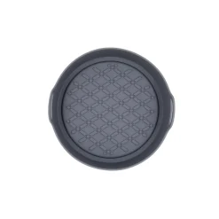 Cesta freidora de silicona gris Ø18x8cm