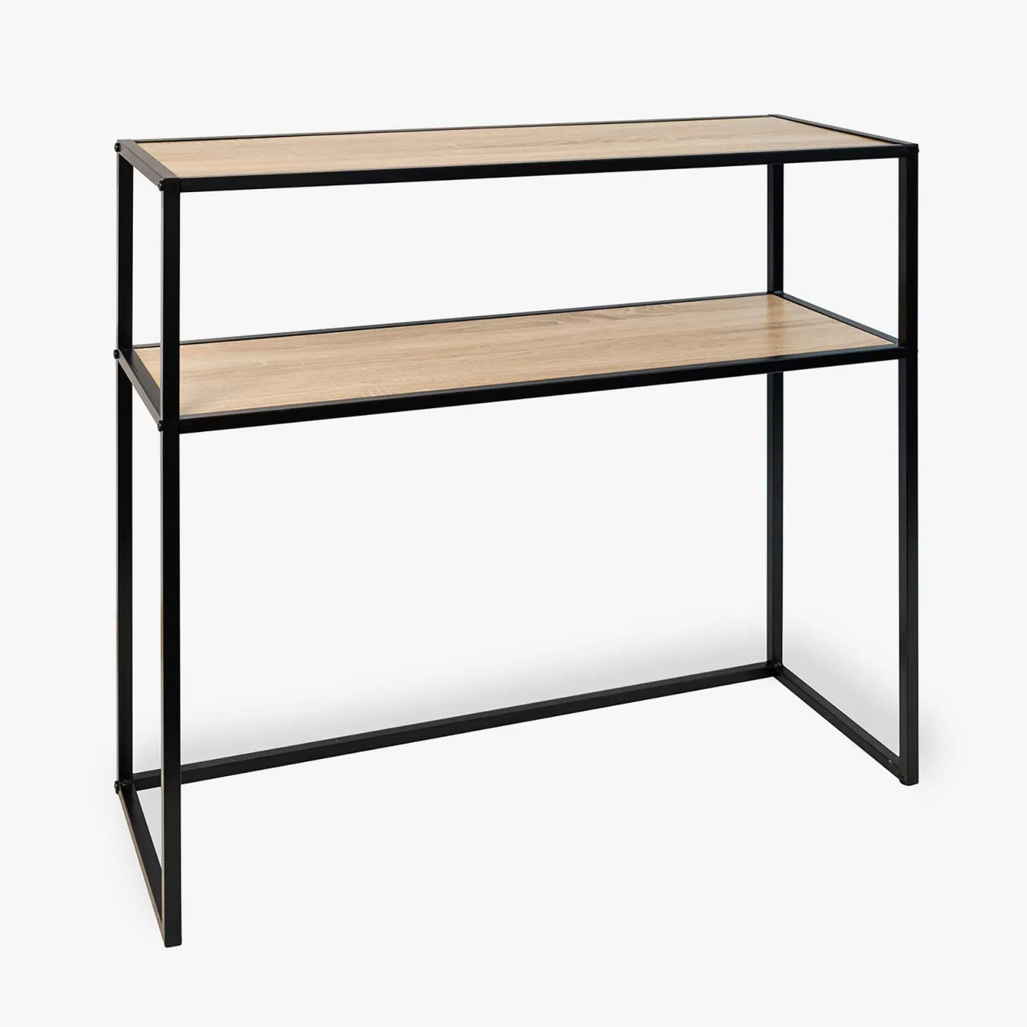 Consola de 2 estantes 78x27x77 Sira