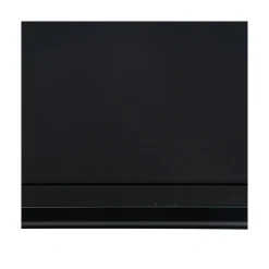 Consola de acero negro Calista 100x30x81cm