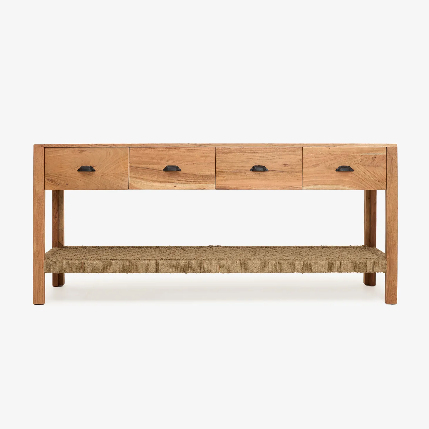Consola de madera de acacia Bolt 170x40x75cm Clau&Chloe