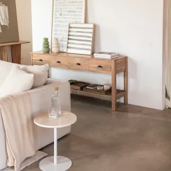 Consola de madera de acacia Bolt 170x40x75cm Clau&Chloe
