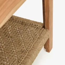 Consola de madera de acacia Bolt 170x40x75cm Clau&Chloe