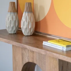 Consola de madera de mango Aero 120x35x77cm Clau&Chloe