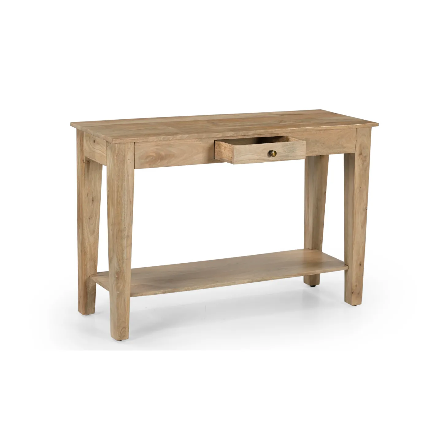 Consola de madera de mango Tallin 120x40x76cm
