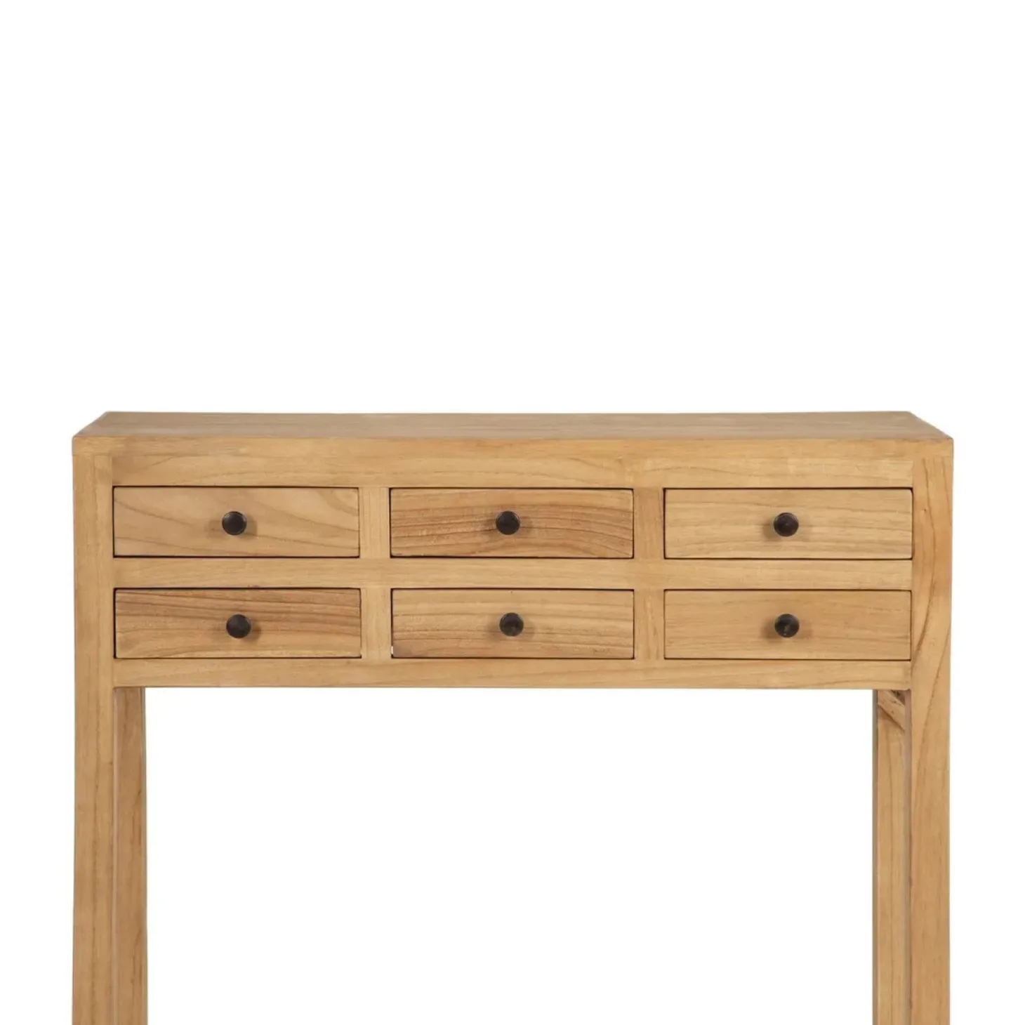 Consola de madera de mindi 85x26x85cm
