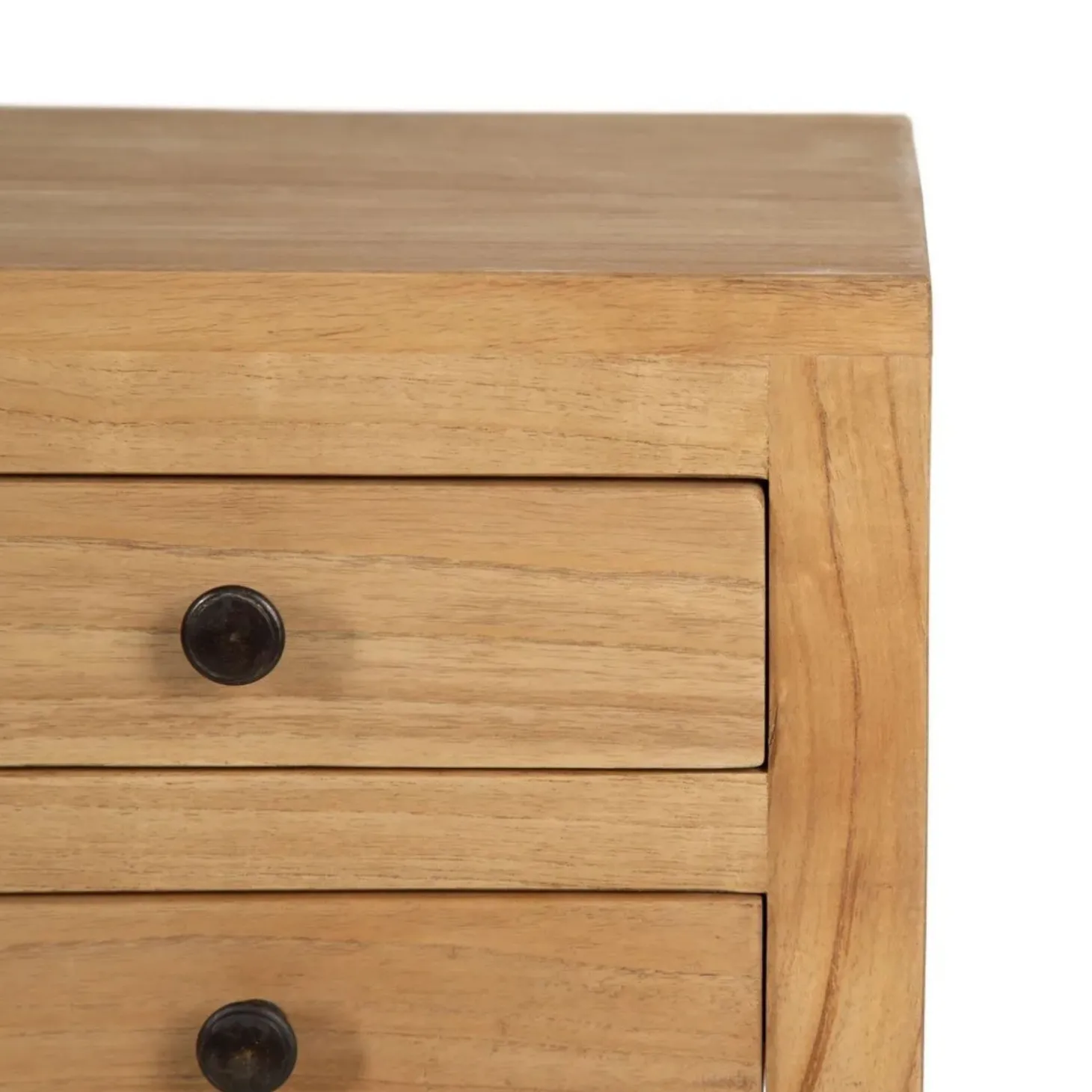 Consola de madera de mindi 85x26x85cm