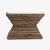 Consola de madera de olmo reciclada Pisco 120x45x87cm