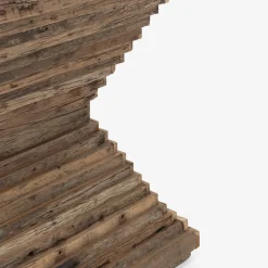 Consola de madera de olmo reciclada Pisco 120x45x87cm