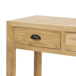 Consola de madera olmo reciclada Ruan Clau&Chloe 130x50x80cm
