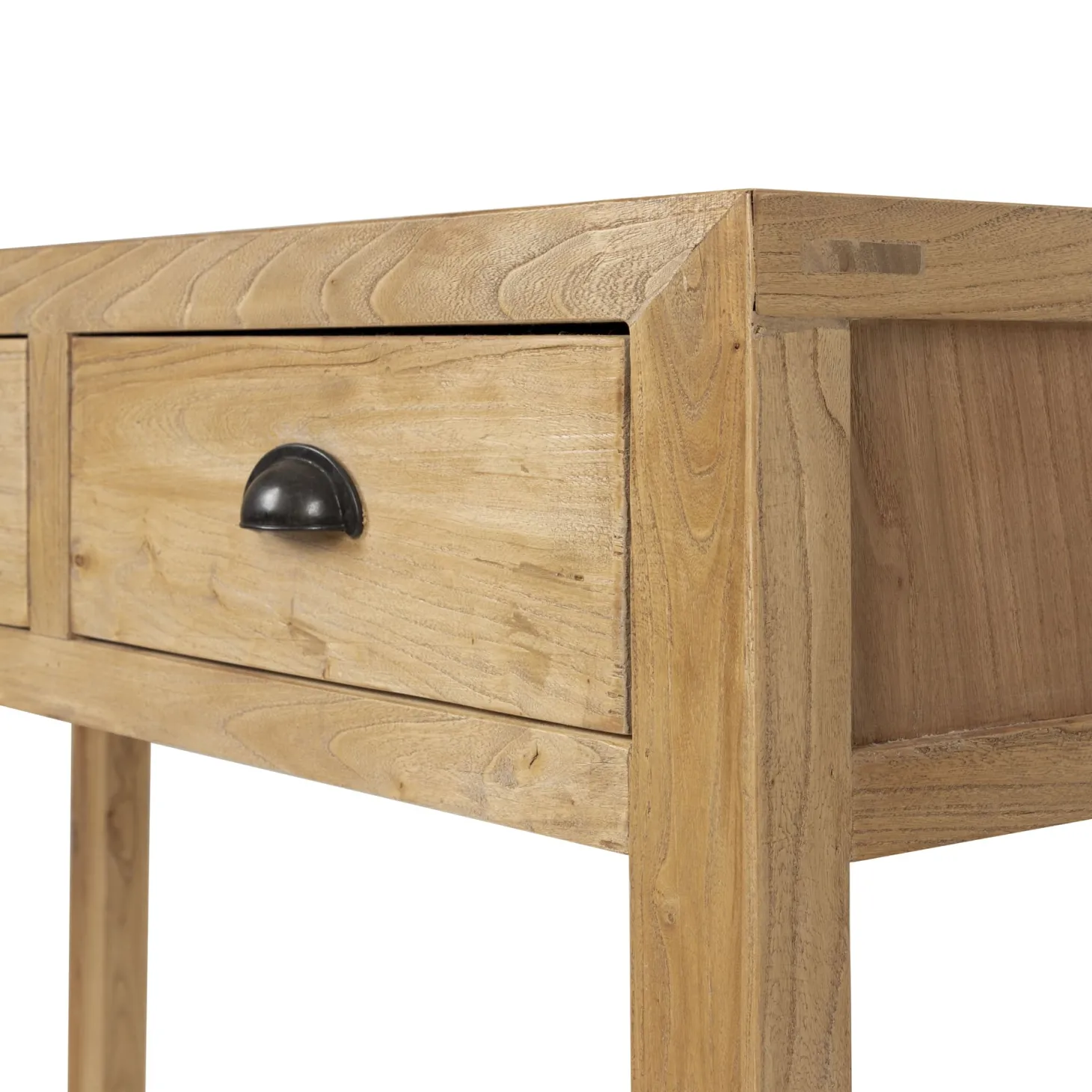 Consola de madera olmo reciclada Ruan Clau&Chloe 130x50x80cm