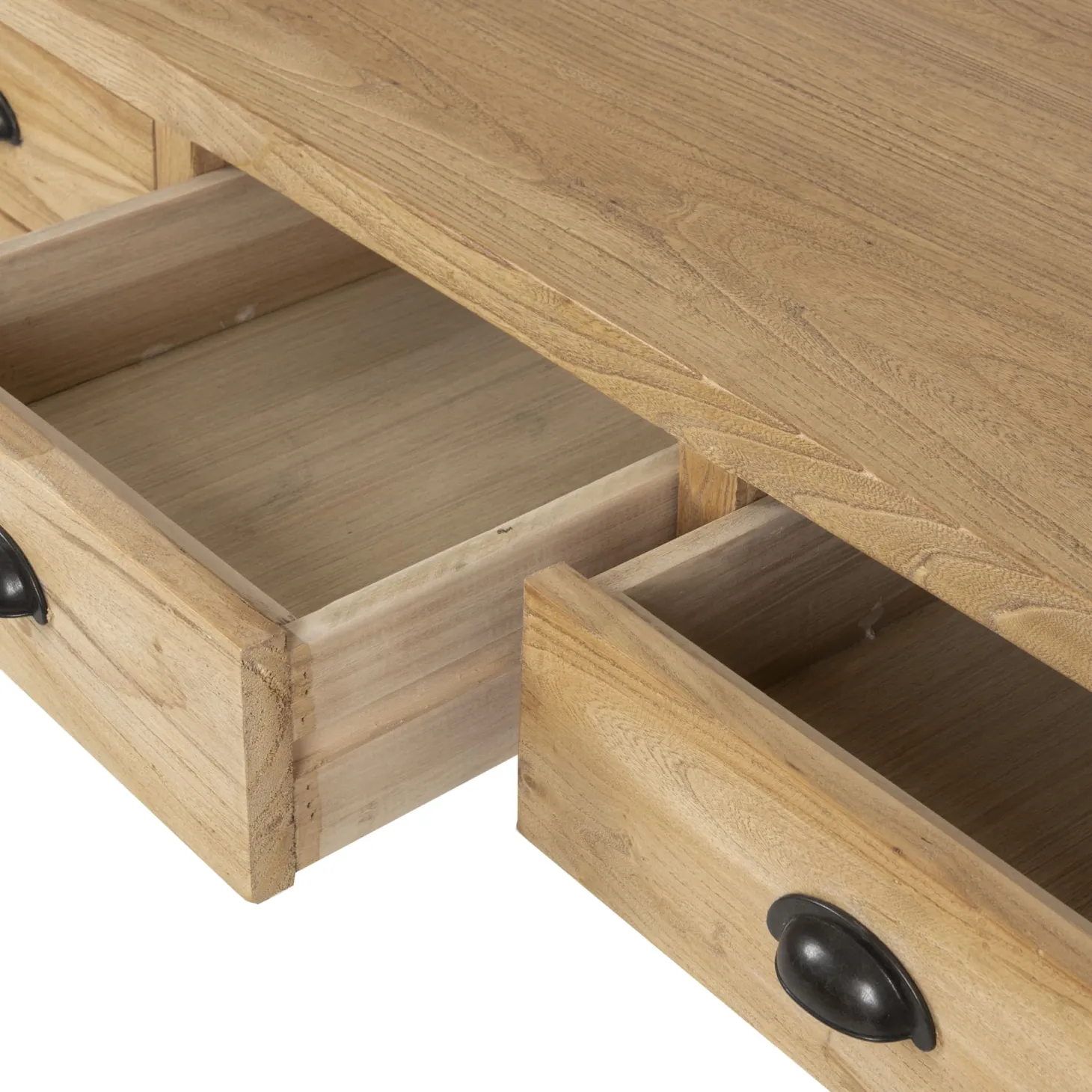 Consola de madera olmo reciclada Ruan Clau&Chloe 130x50x80cm
